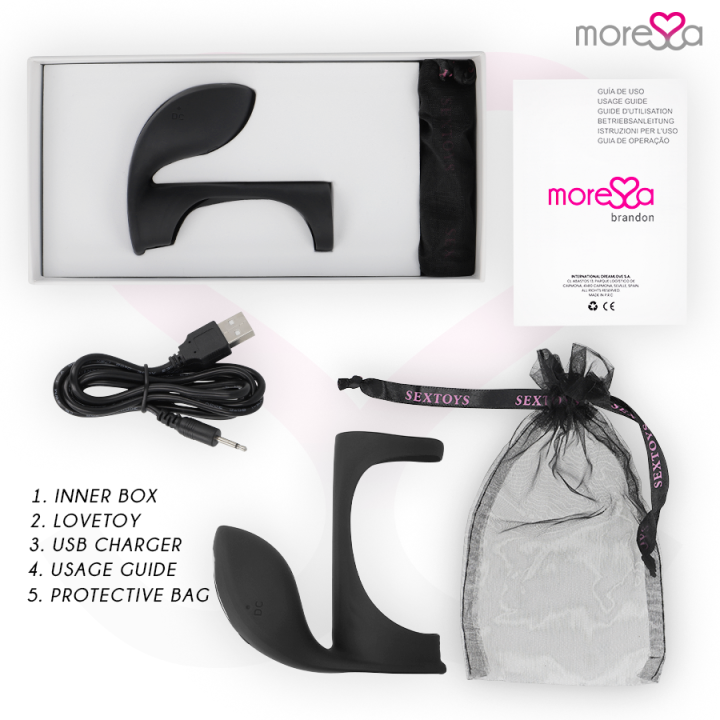 Moressa - Brandon Vibrator Ring With Cover