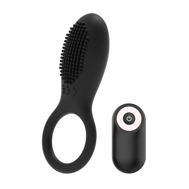 Coquette Chic Desire - Cockring Télécommande Rechargeable Noir/ or