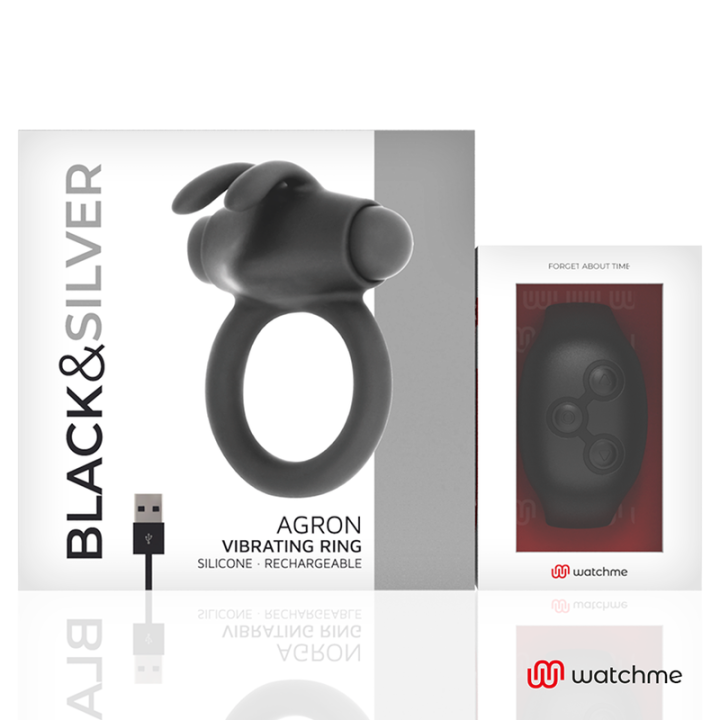 Black&Silver - Orologio Cockring Con Telecomando Agronme