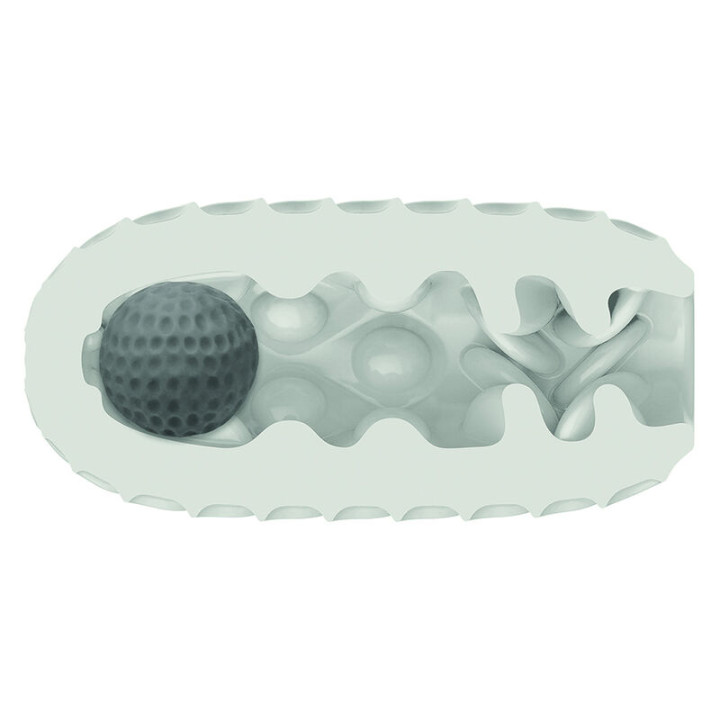 Calexotics - Boundless Reversible Squishy Ball Stroke Gelb