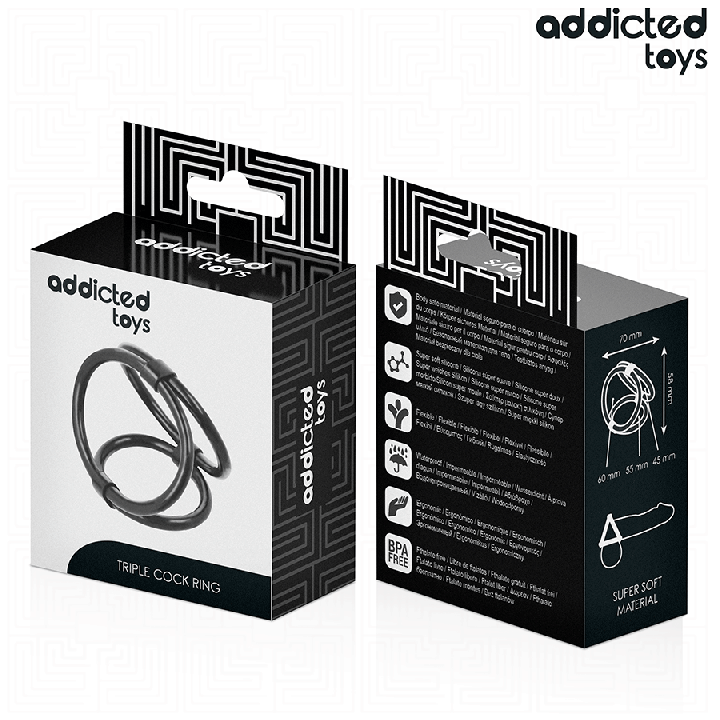Addicted Toys - Triple Penis Ring
