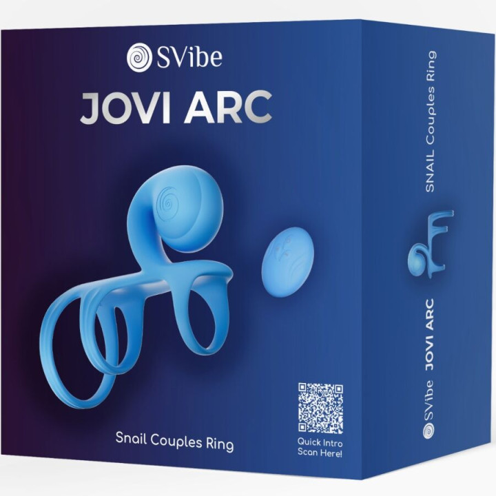 Snail Vibe - Jovi Arc Couple Ring Remote Control Blue