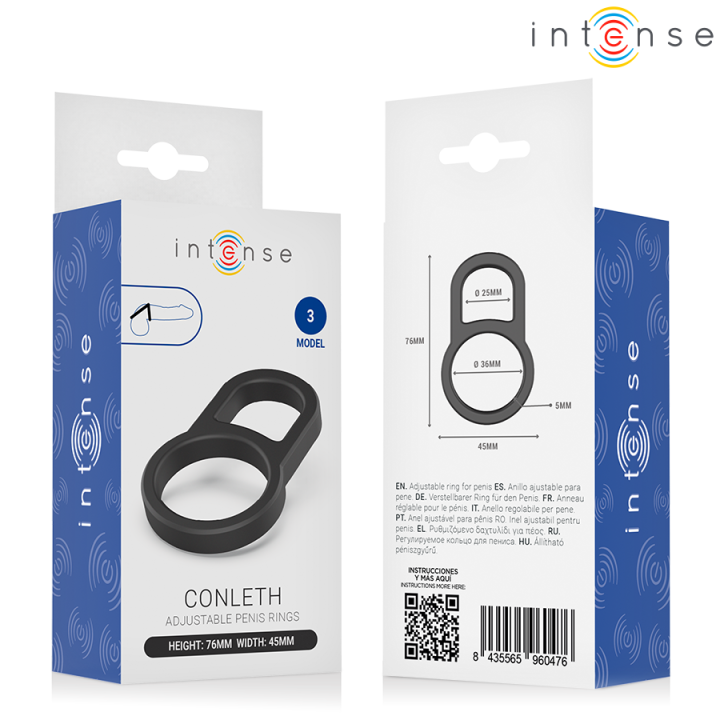 Intense - Conleth Anillo Doble Ajustable Modelo 3
