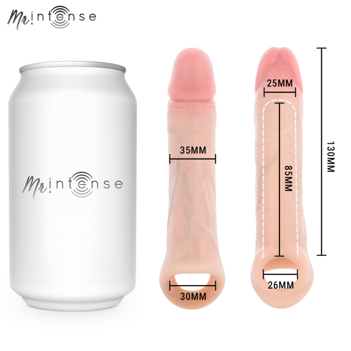 Mr Intense - Capa de Silicone Para Pênis Simon s 13 cm -ø- 4 cm