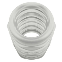 Romp - Mosh Masturbador Masculino Transparente Com Bainha Reversível de 6 cm