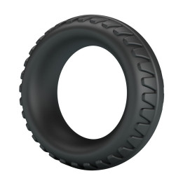 Crazy Bull - Merritt Textured Silicone Cock Ring Black