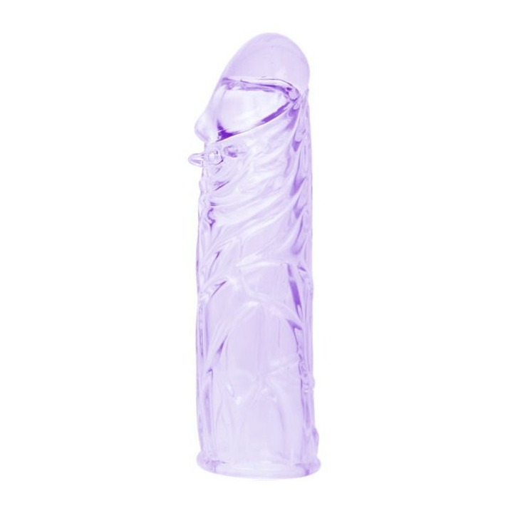 Baile - Capa Lilac Para o Pénis em Silicone Adaptvel 13 cm