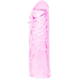 Baile - Copertura Pene in Silicone Stimolante Rosa 13 cm