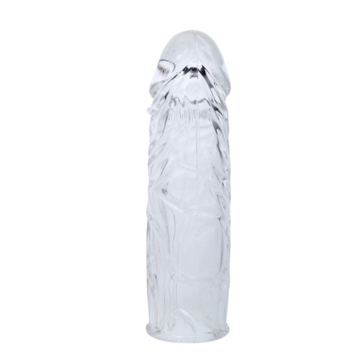 Baile - Couvercle de Pénis en Silicone Transparent 13 cm