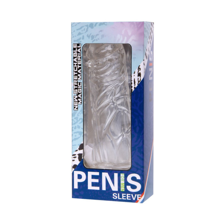 Baile - Couvercle de Pénis en Silicone Transparent 13 cm