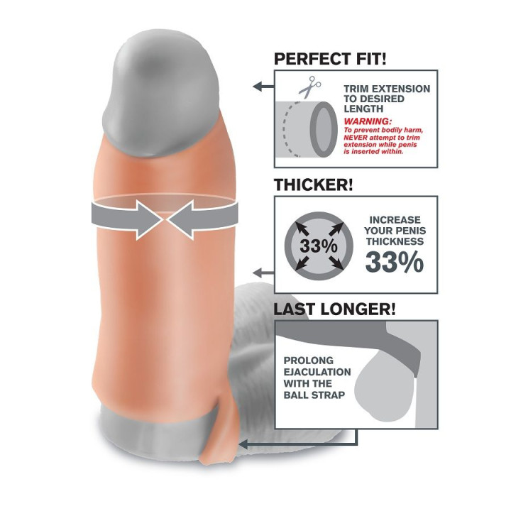 Fantasy x- Tensions - Real Feel Extensión de Pene xl
