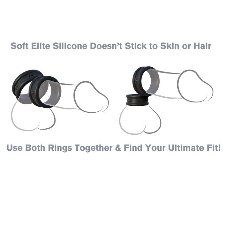 Fantasy c-Ringz - Bagues en Silicone Max / Large