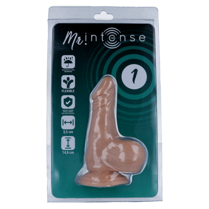 Mr Intense - 1 Pene Realístico 14.6 cm -o- 3.5 cm