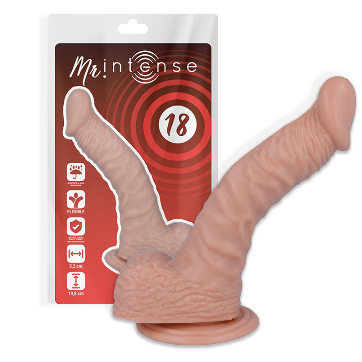 Mr Intense - 18 Realistic Penis 19.8 cm -o- 3.2 cm