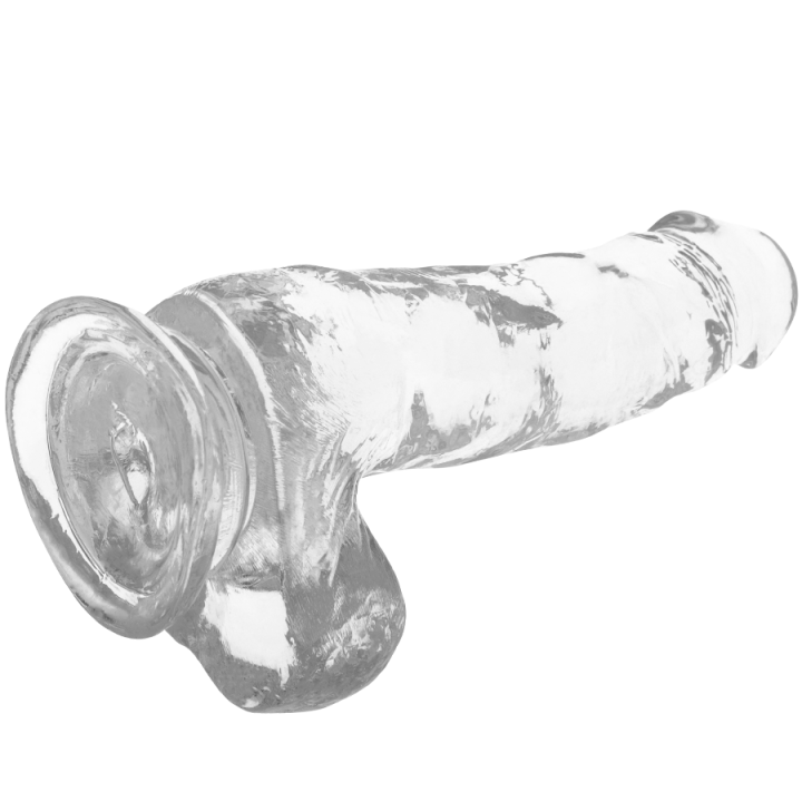 X Ray - Cazzo Trasparente Con Sfere 18.5 cm -o- 3.8 cm