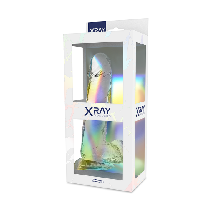 X Ray - Klarer Hahn Mit Bllen 20 cm -o- 4.5 cm