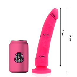 Delta Club - Toys Pink Dildo Medical Silicone 20 cm -o- 4 cm