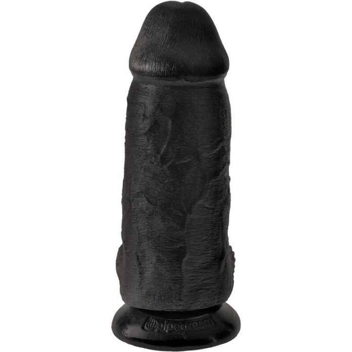 King Cock - Pene Realístico Chubby 23 cm Negro