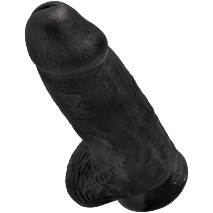 King Cock - Pene Realístico Chubby 23 cm Negro