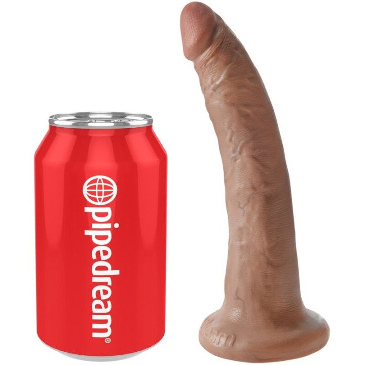 King Cock - Pênis Realístico 17.5 cm Caramelo
