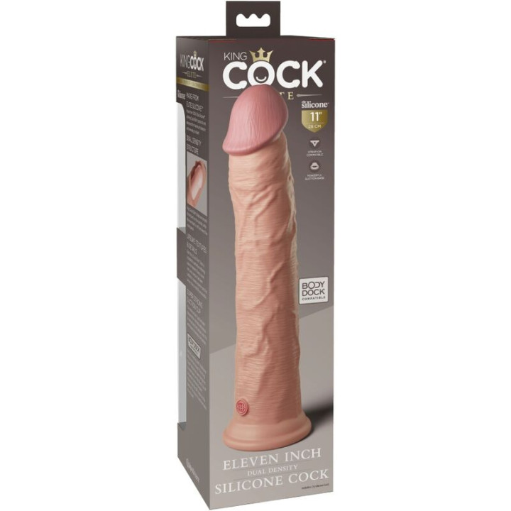 King Cock - Elite Realistyczny Silikonowy Dildo 28 cm