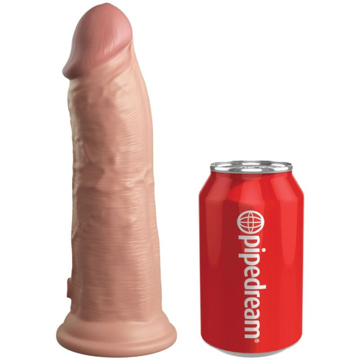 King Cock - Elite Dildo Realistico Vibrante e Silicone 20.3 cm