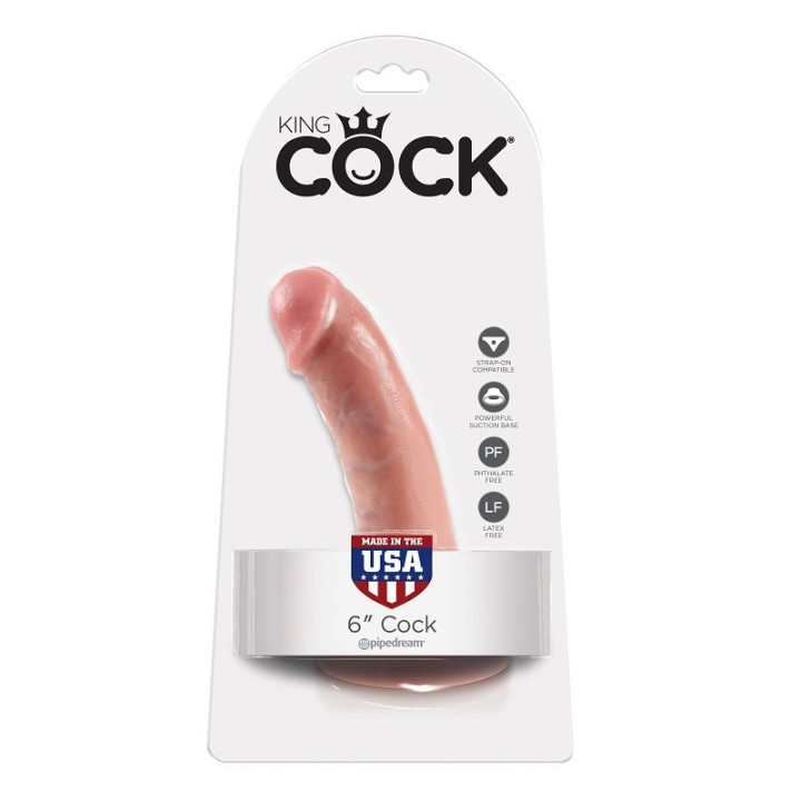 King Cock - 6 Carne de Dildo 15.2 cm