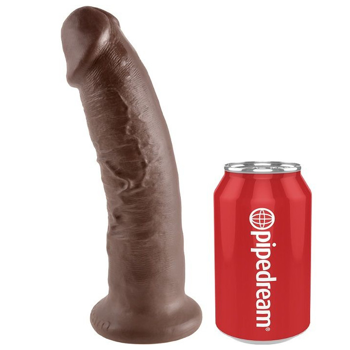 King Cock - 9 Dildo Brown 22.9 cm