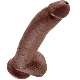 King Cock - 9 Dildo Braun Mit Eier 22.9 cm