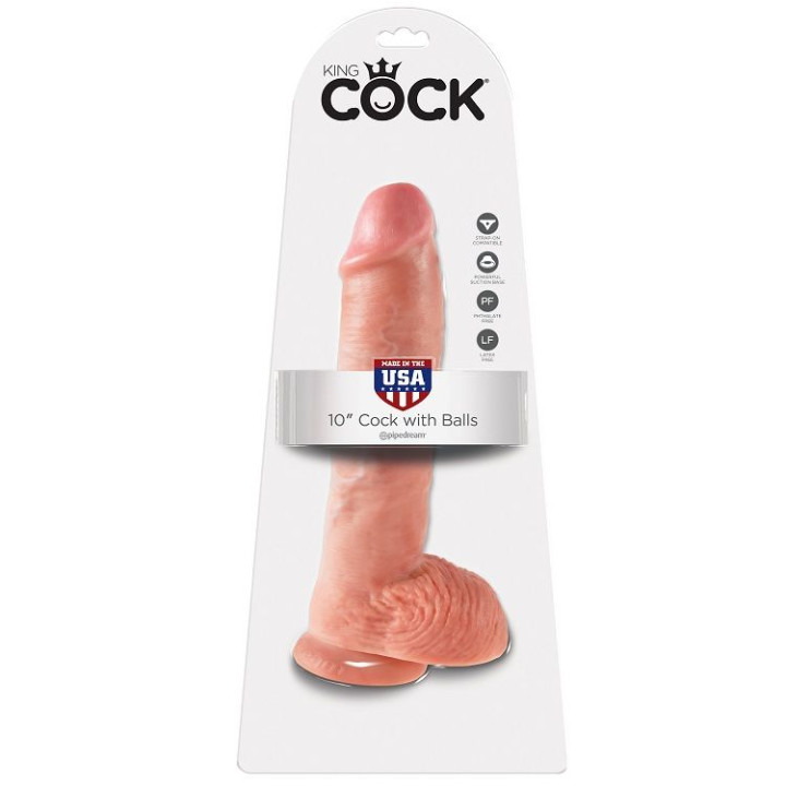 King Cock - 10 Schwanzfleisch Mit Eier 26.5 cm