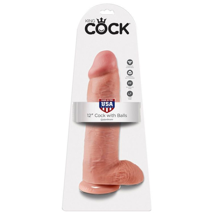King Cock - Chair de Gode Avec Boules 30.48 cm