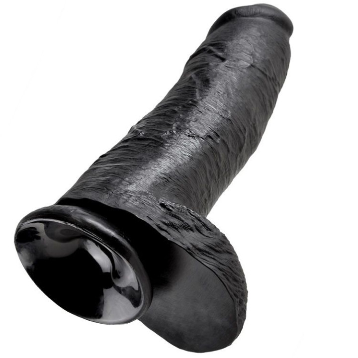 King Cock - Dildo Schwarz Mit Eier 30.48 cm
