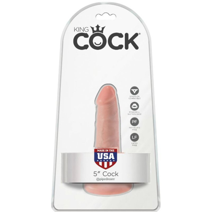 King Cock - Dildo Com Bolas 14 cm Carne