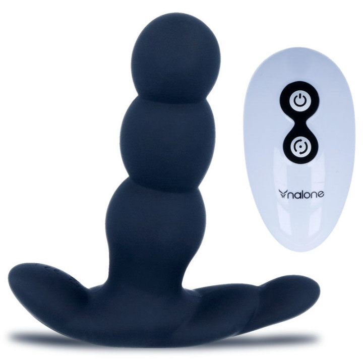 Nalone - Pearl Anal Vibrator Fernbedienung Schwarz
