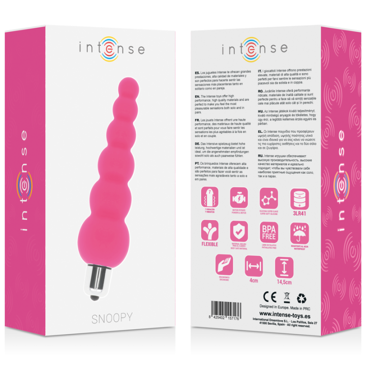 Intense - Snopy 7 Predkosci Silikon Intense - Rozowy