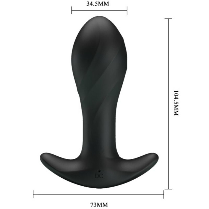 Pretty Love - Schwarzer Analvibrator