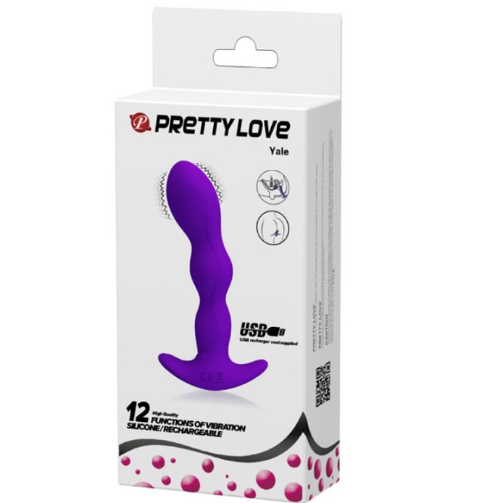 Pretty Love - Anal Massager 12 Modos de Vibrao Lilac