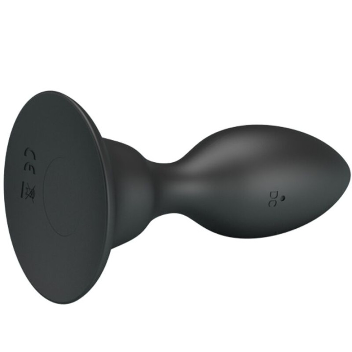 Mr Play - Plug Anal Com Controle Remoto Vibrao Preto