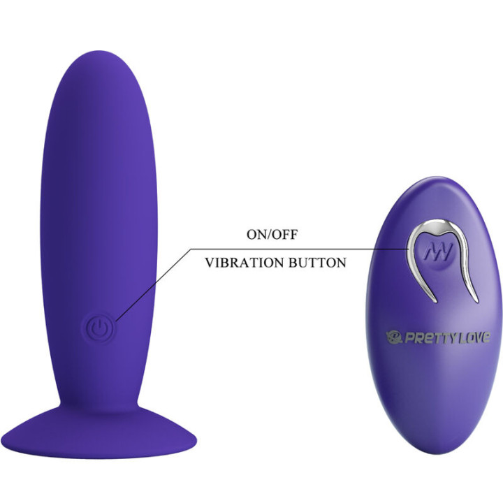 Pretty Love - Youth Plug Vibratore Anale Telecomando Violetto