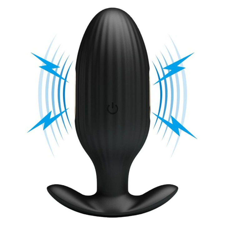 Pretty Love - Plug Anal Contrôlé Par Application Jefferson Noir