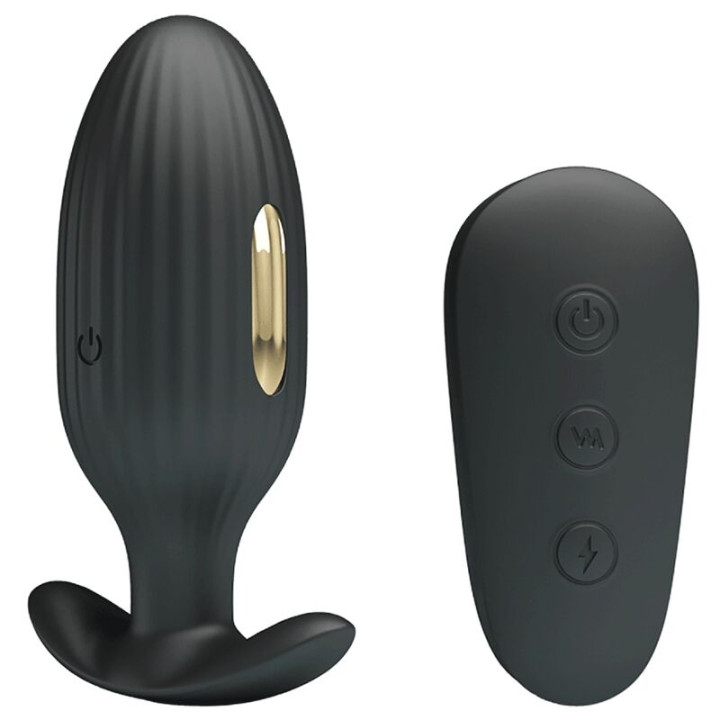 Pretty Love - Wibrator Analny Kelly Plug Ladowany Czarny