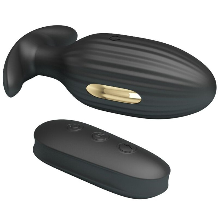 Pretty Love - Kelly Plug Anal Wiederaufladbarer Vibrator Schwarz