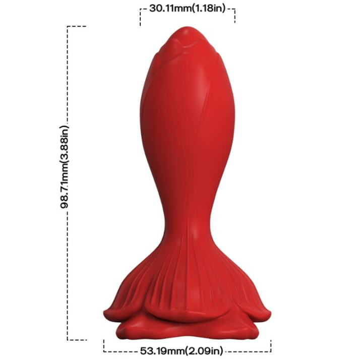 Armony - Pink Vibrator & Anal Plug Small Remote Control Red