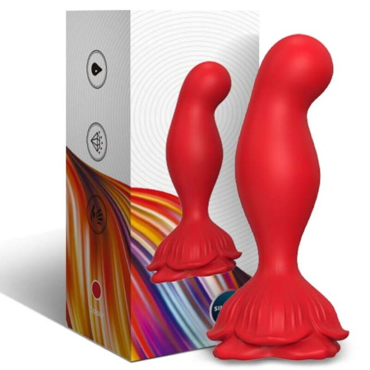 Armony - Pink Vibrator & Anal Plug Remote Control Red