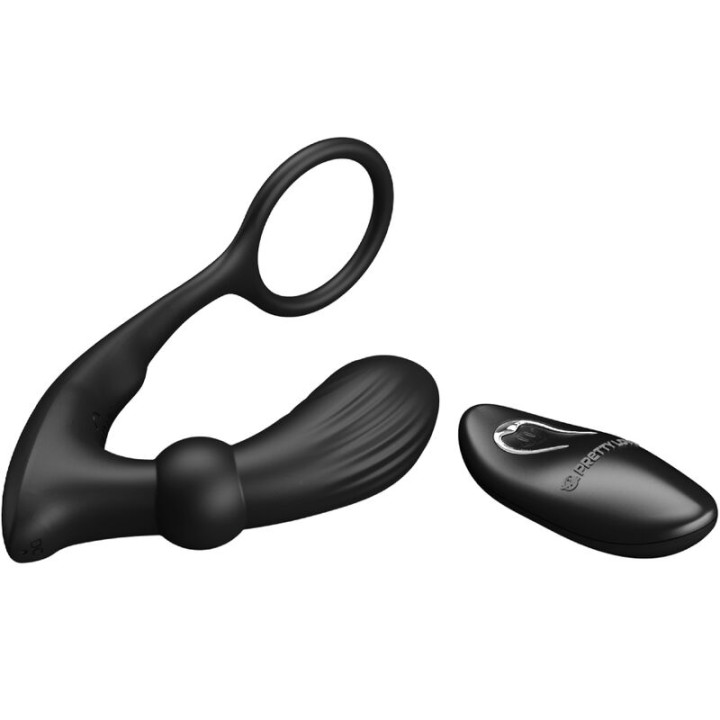 Pretty Love - Anneau Anal et Vibrateur Warren Noir