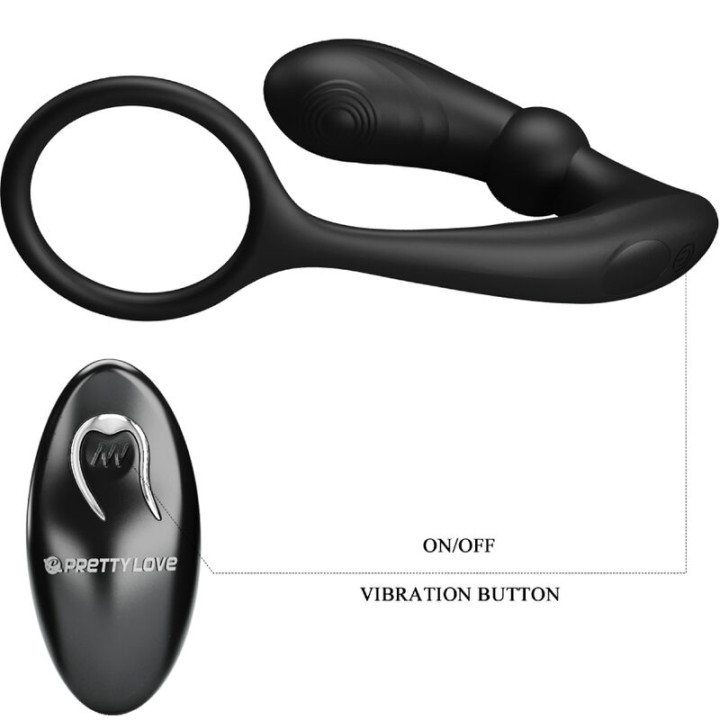 Pretty Love - Warren Black Analring & Vibrator