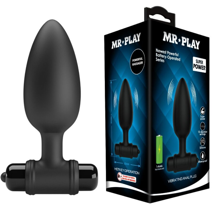 Mr Play - Plug Anal Super Poweravec Vibration
