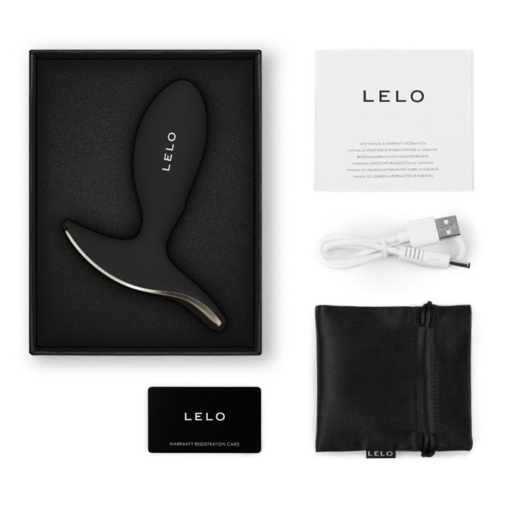 Lelo - Surfer 2 Unisex Anal Vibrating Plug Black