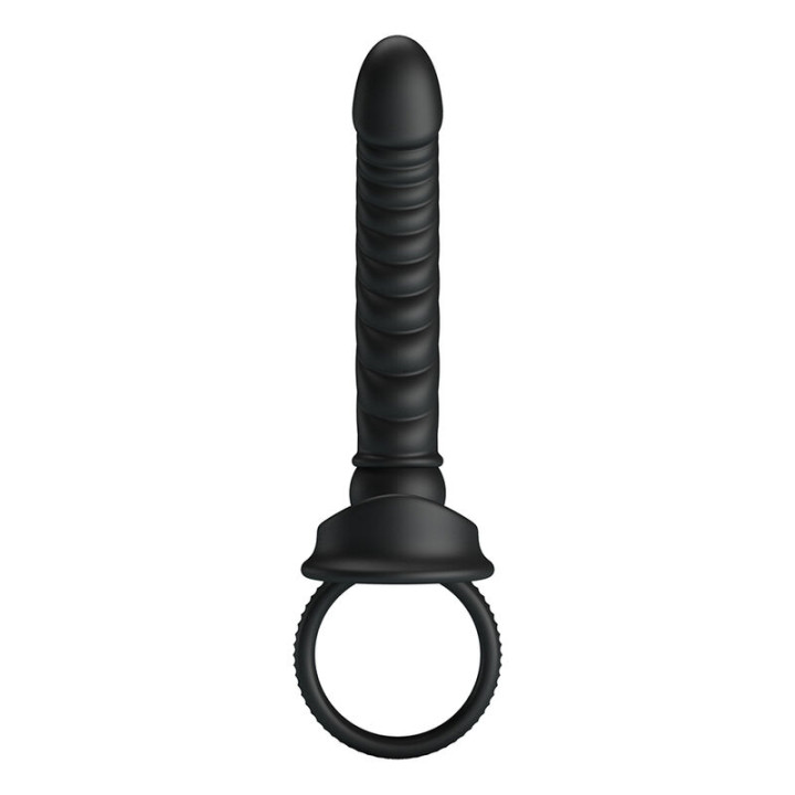 Pretty Love - Vibratore Anale Merritt Con Anello e Vibrazione Nero