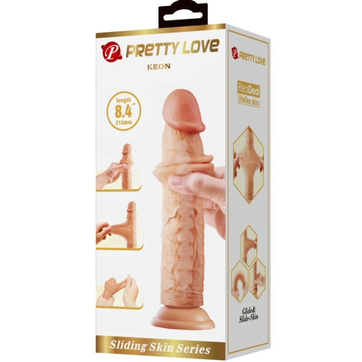 Pretty Love - Keon Dildo Realistico 21 cm Carne